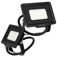 Naświetlacz LED Zewnętrzny Ogrodowy 10W 800lm 4000K Neutralny 120° IP65 Czarny MH Kobi