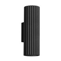 Lampa Ścienna Kinkiet Reflektor Tuba Spot 2x GU10 Czarna Karbon Deep Space SL.1649 Sollux