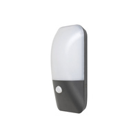 Lampa Ogrodowa Zewnętrzna Kinkiet Elewacyjny LED 10W 800lm 4000K IP54 z Czujnikiem Ruchu Antracyt Nowoczesny Ecuador Rabalux