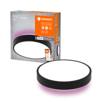 Plafon LED Lampa Sufitowa ORBIS BACKLIGHT 28W 2400lm RGB CCT 35cm SMART+ WIFI LEDVANCE czarna