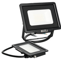 Naświetlacz LED Zewnętrzny Ogrodowy 20W 1600lm 4000K Neutralny 120° IP65 Czarny MH Kobi
