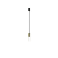 Lampa Sufitowa Wisząca GU10 Szklany Klosz Nowoczesna CYLINDER M 7868 Nowodvorski