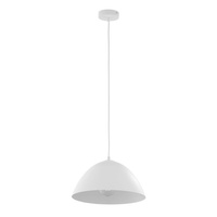 Lampa Sufitowa Wisząca FARO NEW WHITE Zwis Biała Minimalistyczna E27 3192 TK Lighting
