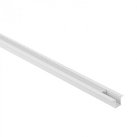 Profil Aluminiowy LED Wpuszczany Podtynkowy Biały 1m z Kloszem Mroźnym do Taśm LED + Zaślepki seria PW Ecolight