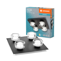 Kinkiet Łazienkowy LED Lampa Sufitowa Punktowa IP44 22W CCT 3000K-4000K Czarny LEDVANCE