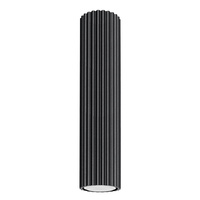 Lampa Sufitowa Reflektor Tuba Spot 1x GU10 Czarna Karbon Deep Space SL.1570 Sollux
