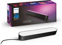 Lampka Biurkowa Podłużna LED 6.7W 500lm IP20 White and Color Ambiance RGB + TW Czarna 25cm Inteligentna SMART Zigbee Bluetooth Play Rozszerzenie Philips HUE