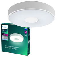 Lampa Sufitowa Plafon LED 24W 2800lm 4000K SceneSwitch Biała Coiner Philips