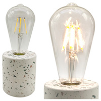 Lampa bateryjna latarenka ŻARÓWKA dekoracyjna LASTRYKO 3000K ciepła GOLDLUX (Polux)