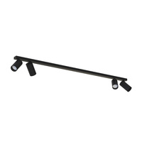 Lampa Sufitowa Oprawa Natynkowa Reflektor Punktowa 4x GU10 Czarna Nowoczesna MONO 7843 Nowodvorski