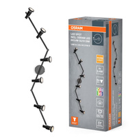 Lampa Sufitowa LED Oprawa Punktowa Reflektor 20.4W 1380lm 2700K Ciepła 36° Czarna Ściemnialna Spot Black Osram