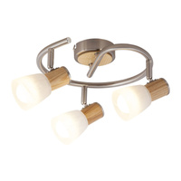 Lampa Sufitowa Punktowa Reflektor Spot 3x E14 Chrom Skandynawski Gavin 6488 Rabalux