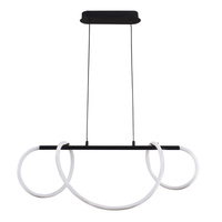 Lampa Wisząca Zwis 38W 4450lm 4000K Neutralna Czarna Emma Sanico Goldlux