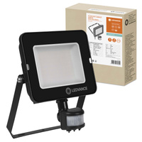Naświetlacz LED 50W 4500lm 4000K IP65 Czarny z czujnikiem ruchu i zmierzchu LEDVANCE COMPACT V