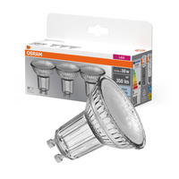 3x Żarówka LED PAR16 Reflektor GU10 4.3W = 50W 350lm 4000K Neutralna 36° BASE Osram
