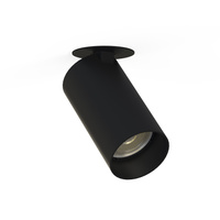 Lampa Sufitowa Oprawa Podtynkowa Reflektor Punktowa SPOT GU10 Czarna Nowoczesna MONO SURFACE 7833 Nowodvorski