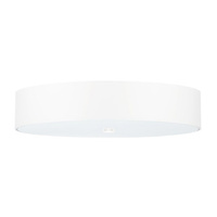Lampa Sufitowa Plafon 5x E27 Oprawa Natynkowa Geometryczna Biała Minimalistyczna Skala Sollux