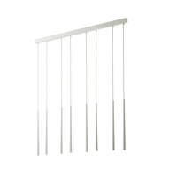 Lampa Sufitowa Wisząca PIANO WHITE Listwa Sople Biała Nowoczesna 8xG9 6429 TK Lighting