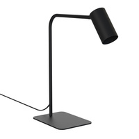 Lampa Stołowa Biurkowa Nocna GU10 Czarna Nowoczesna MONO 7706 Nowodvorski