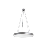 Lampa Wisząca Sufitowa LED 60W Pilot Ściemnialna Timer Srebrny Nowoczesny Tesia Rabalux