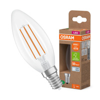 Żarówka LED B35 Świeczka E14 3.8W = 60W 806lm 4000K Neutralna 320° 213lm/W CLASSIC ENERGY EFFICIENCY Osram