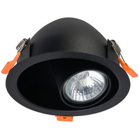 Lampa podtynkowa DOT 8826 Nowodvorski Czarna GU10 Punktowa Ruchoma Stal Minimalistyczna