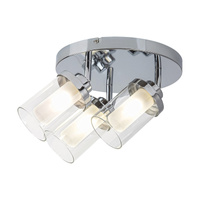 Kinkiet Ścienny Lampa Łazienkowa 3x G9 IP44 Chrom Nowoczesny Aviva 5088 Rabalux