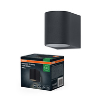 Kinkiet Ogrodowy Lampa Elewacyjna Zewnętrzna LED Szary IP54 Endura Osram