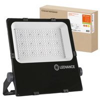 Naświetlacz LED Reflektor Zewnętrzny Lampa Ściemnialny 200W 24800lm 3000K IP66 Czarny Floodlight Ledvance