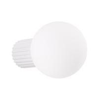 Kinkiet Łazienkowy Lampa Ścienna G9 Okrągła Biała Nowoczesna Matowa IP44 Halo Sollux