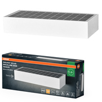 Kinkiet Solarny Ogrodowy Lampa Elewacyjna Zewnętrzna LED z Czujnikiem Ruchu i Zmierzchu 6W 850lm 3000K Ciepła Biały IP65 Endura Osram