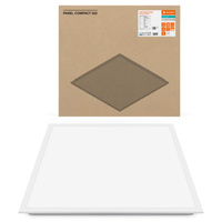 Panel LED Oprawa Lampa Sufitowa 33W 3630lm 4000K Neutralna Ściemnialna Natynkowa Podtynkowa Biały 62x62cm Compact Ledvance