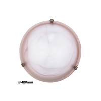 Plafon LED Lampa Sufitowa Oprawa Ścienna Natynkowa 2x E27 Beżowy Klasyczny Alabastro Rabalux