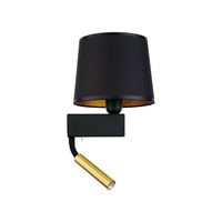 Kinkiet Ścienny Lampa Natynkowa E27 G9 Czarna Nowoczesna CHILLIN 8213 Nowodvorski