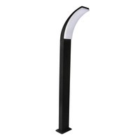 Lampa Ogrodowa LED Słupek Zewnętrzny Stojący 12W 1600lm 4000K Neutralna 180° Czarna IP44 Amy Sanico Goldlux