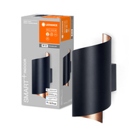 Kinkiet SMART+ WIFI Inteligentna lampa ścienna 12W ORBIS TWIST BLACK LEDVANCE