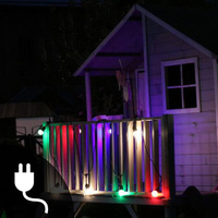 Girlanda Ogrodowa Zewnętrzna Łańcuch Świetlny PARTY 5,6m 10xE27 kolorowa RGB 6W GOLDLUX (Polux)