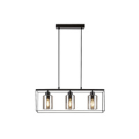 Lampa Wisząca Sufitowa E27 Czarny Nowoczesny Chadwick Rabalux