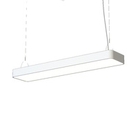 Lampa Wisząca SOFT 7545 Nowodvorski Biała 2xLED Tube T8 Sufitowa 90x20 Nowoczesna