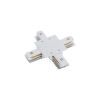 Łącznik X Krzyżowy do Szynoprzewodów Podtynkowy Biały PROFILE RECESSED X CONNECTOR 8836 Nowodvorski