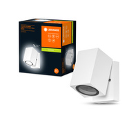 Lampa Ogrodowa Zewnętrzna Kinkiet Elewacyjny LED GU10 IP44 IK04 Biały Endura Ledvance