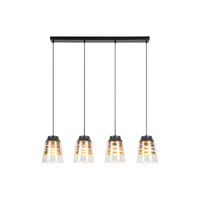 Lampa Wisząca Sufitowa 2x E27 Czarny Nowoczesny Zenaida Rabalux