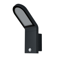 Lampa Ogrodowa Zewnętrzna Kinkiet Elewacyjny LED 12W 740lm 3000K IP44 Szary Z Czujnikiem Ruchu i Zmierzchu Endura Ledvance