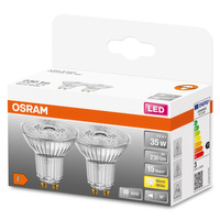 2x Żarówka LED GU10 2,6W = 35W 230lm 2700K Ciepła 36° OSRAM STAR