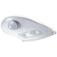 Lampa Ścienna Zewnętrzna LED Przenośna Nad Drzwi Bateryjny 0.95W 40lm 4000K IP54 Biały Z Czujnikiem Ruchu i Zmierzchu Door LED Ledvance