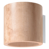 Lampa Ścienna Oprawa Natynkowa SPOT TUBA G9 Cylindryczna Brązowa Skandynawska Orbis Sollux