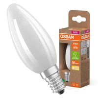 Żarówka LED B35 Świeczka E14 2.2W = 40W 470lm 2700K Ciepła 330° 214lm/WCLASSIC ENERGY EFFICIENCY Osram