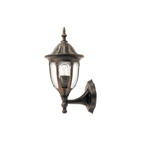 Lampa Ogrodowa Zewnętrzna Kinkiet Elewacyjny LED E27 IP43 Złoty Klasyczny Milano Rabalux