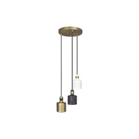 Lampa Wisząca Sufitowa 3x E27 Złoty Industrialny Alberta Rabalux
