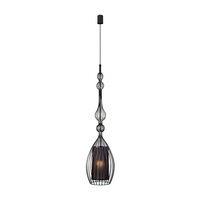 Lampa Sufitowa ABI L 8864 Nowodvorski Czarna E27 Wisząca Druciana Stal ?22 cm Nowoczesna